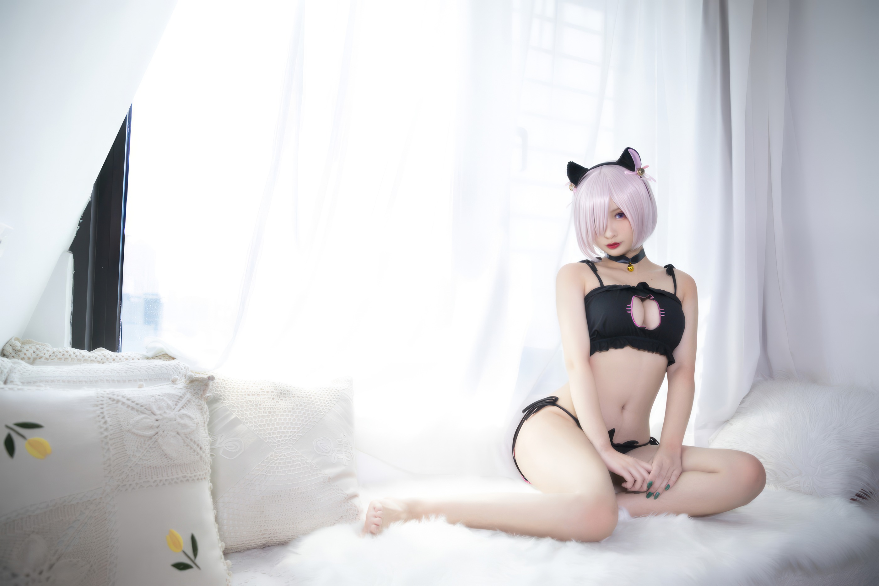 图片[1]-洛璃 LoLiSAMA – NO.113 FGO 玛修猫咪[24P]-XikXak